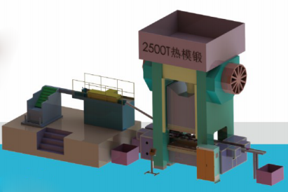 熱模鍛壓力機(jī)與步進(jìn)梁鍛造機(jī)械手完美搭配，實(shí)